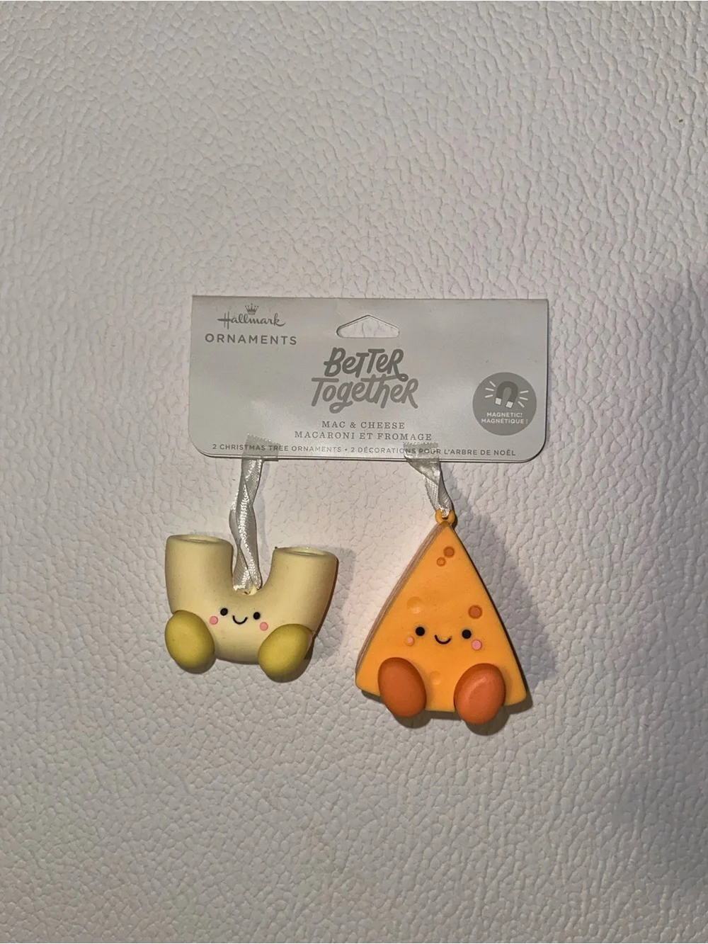 Hallmark Mac & Cheese Ornament Pair